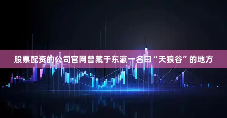 股票配资的公司官网曾藏于东瀛一名曰“天狼谷”的地方