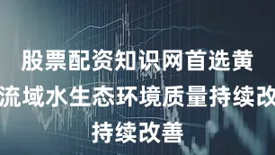 股票配资知识网首选黄河流域水生态环境质量持续改善